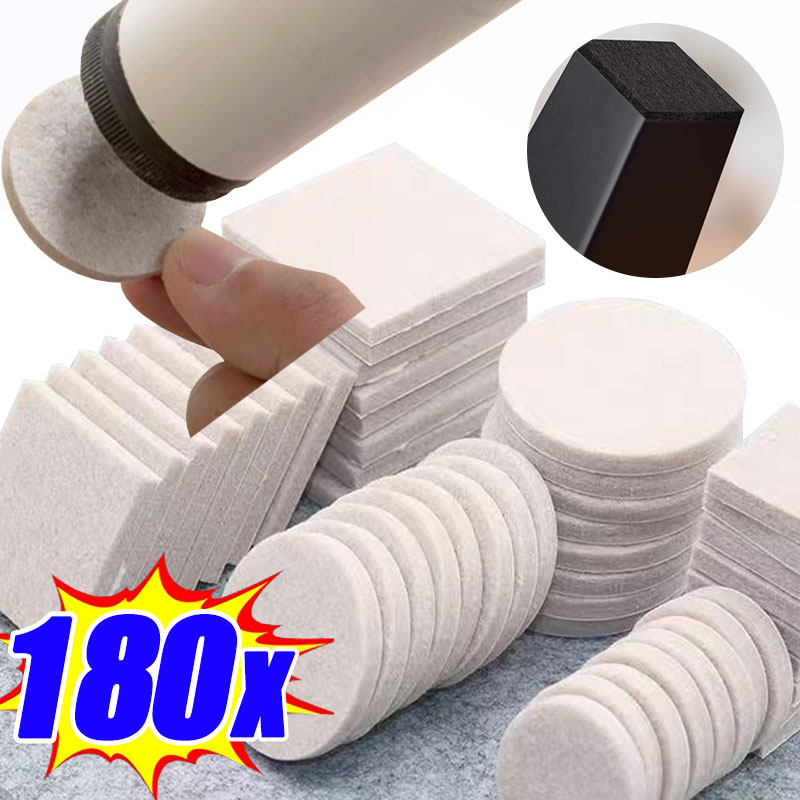 Furniture Foot Pad - 18/180 Buah Bantalan Kaki Kursi Felt