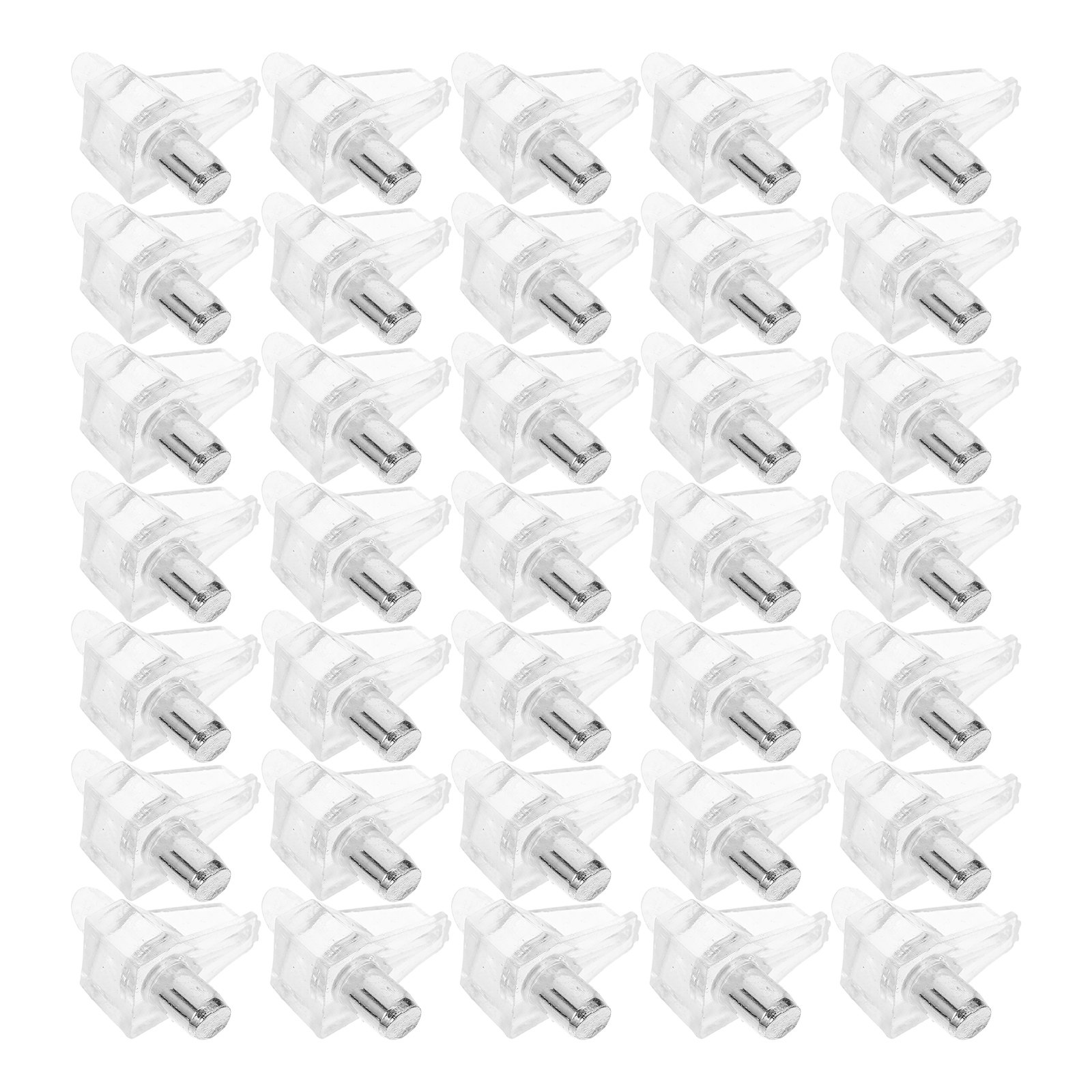 Shelf Peg Support - 100 buah Penyangga Rak Transparan, Penopang