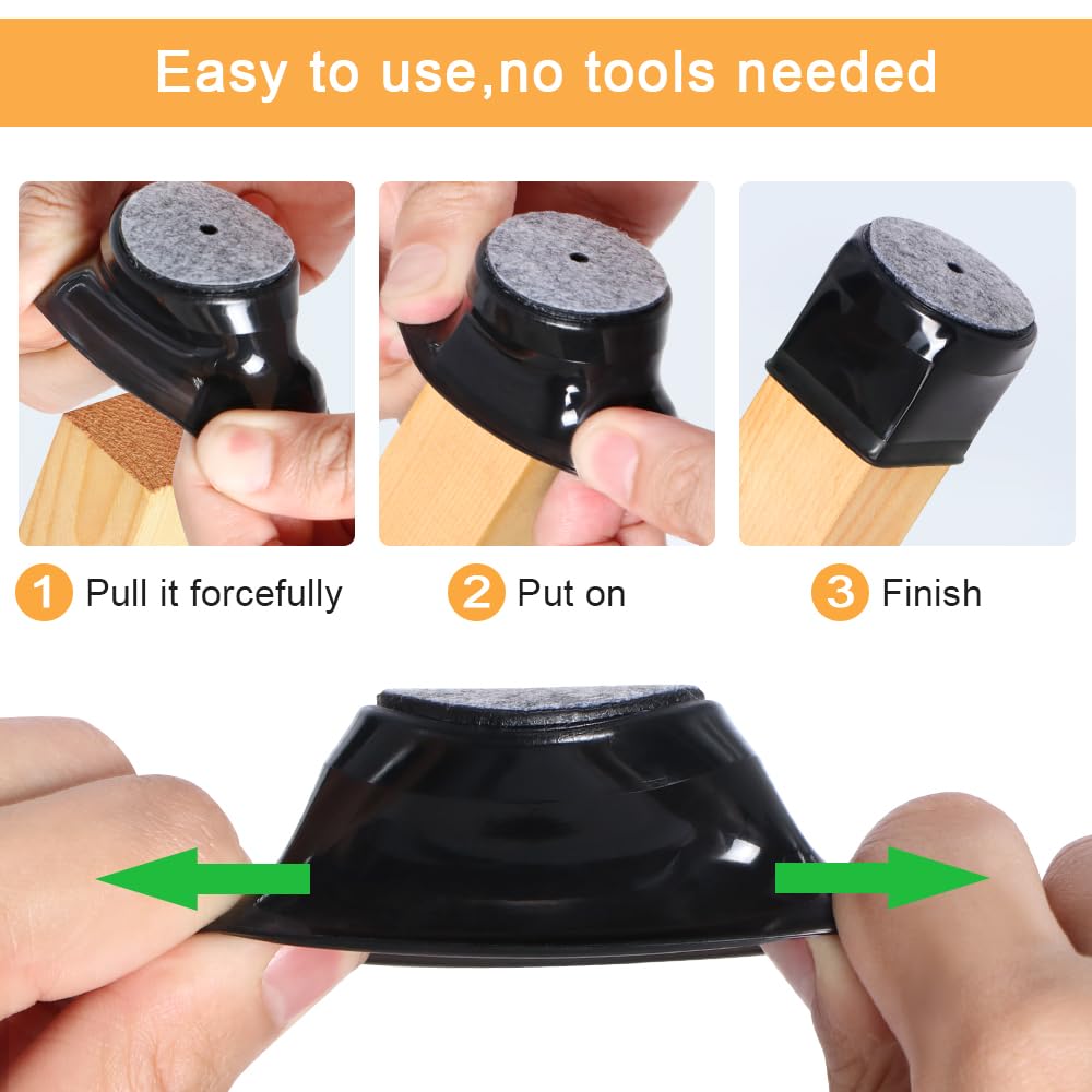 16 Buah Pelindung Kaki Kursi u - Furniture Foot Pad ulasan dan harga