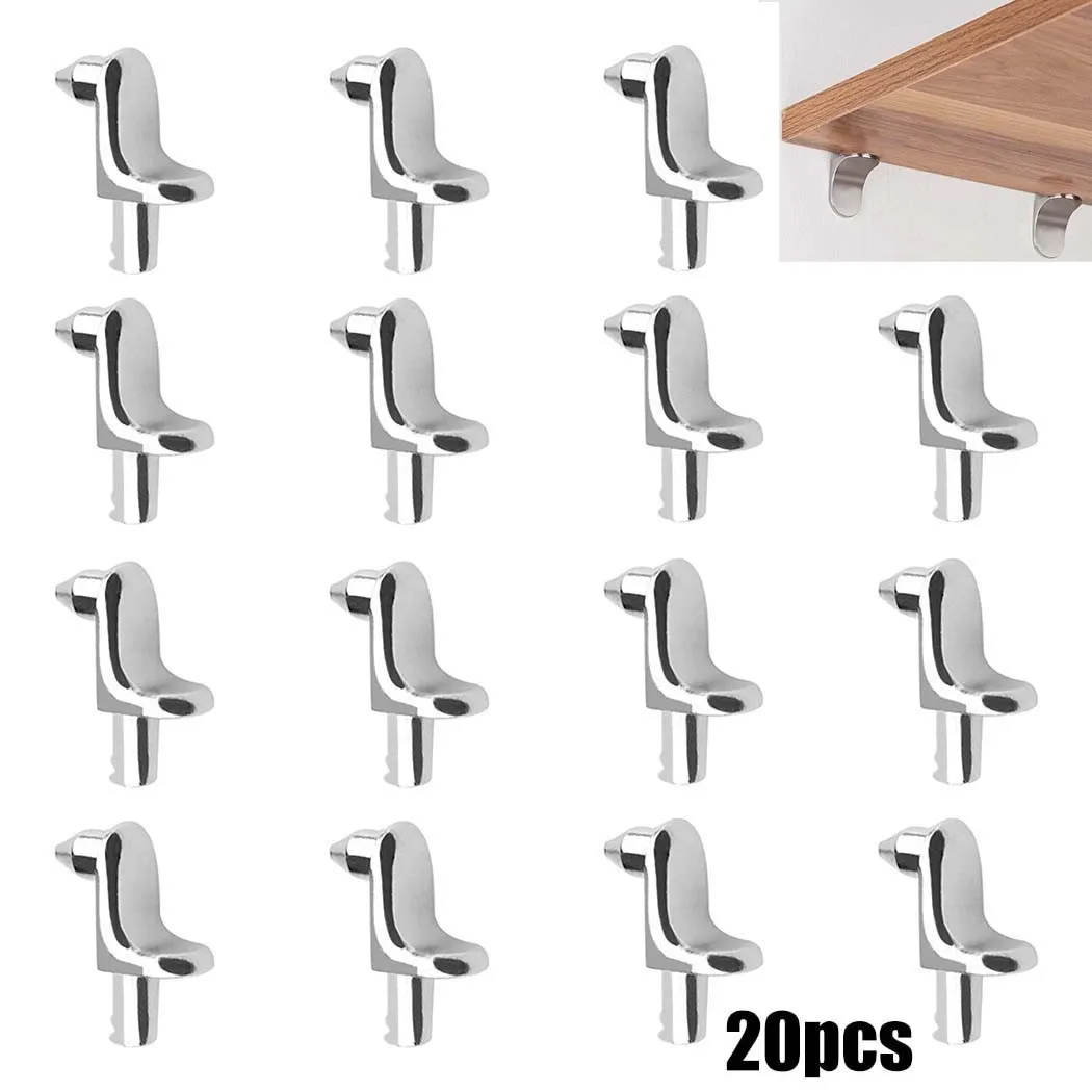 20 buah rak besi tahan karat d - Shelf Peg Support ulasan dan harga