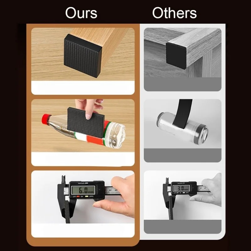 Alas Furnitur Anti Selip DIY,  - Furniture Foot Pad ulasan dan harga