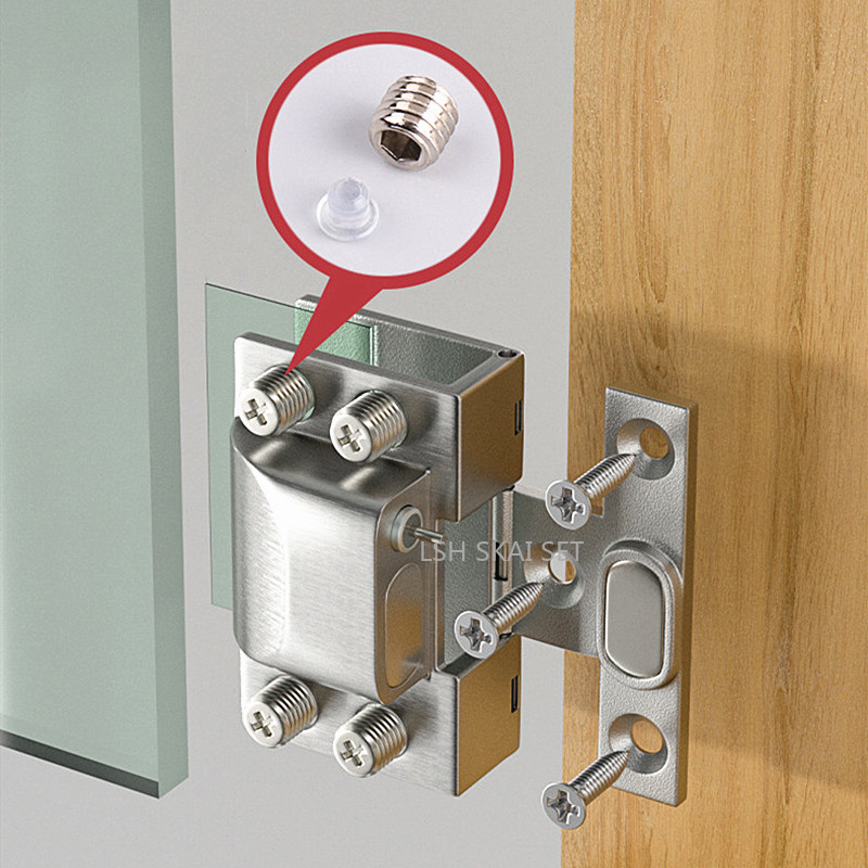 Engsel Kaca Hidrolik Peredam S - Furniture Hardware Store ulasan dan harga