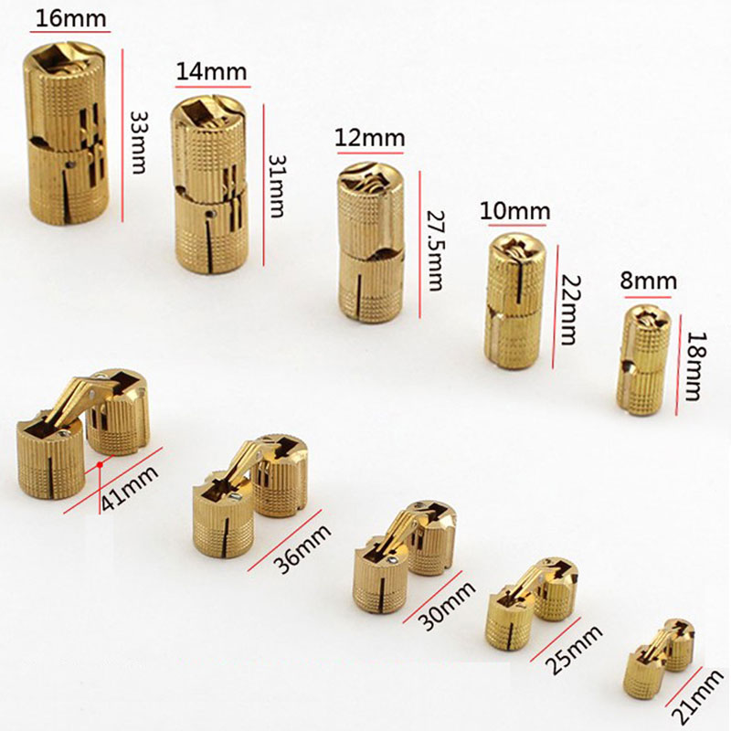 2 Buah Engsel Barel Tembaga Si - Furniture Hardware Brass ulasan dan harga