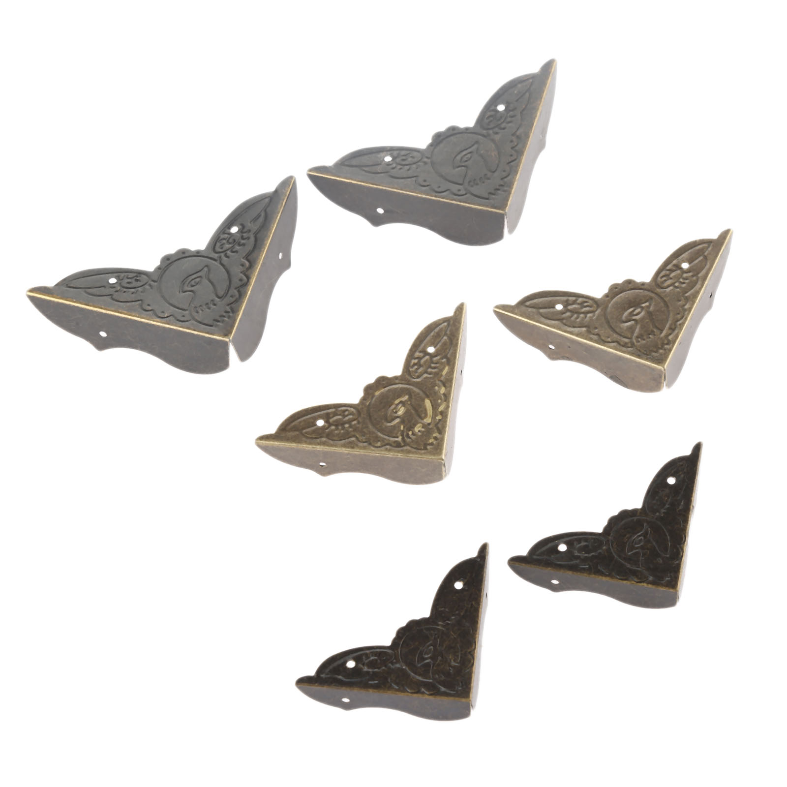 4 Buah Antik Kuningan Sudut Br - Furniture Hardware Brass ulasan dan harga
