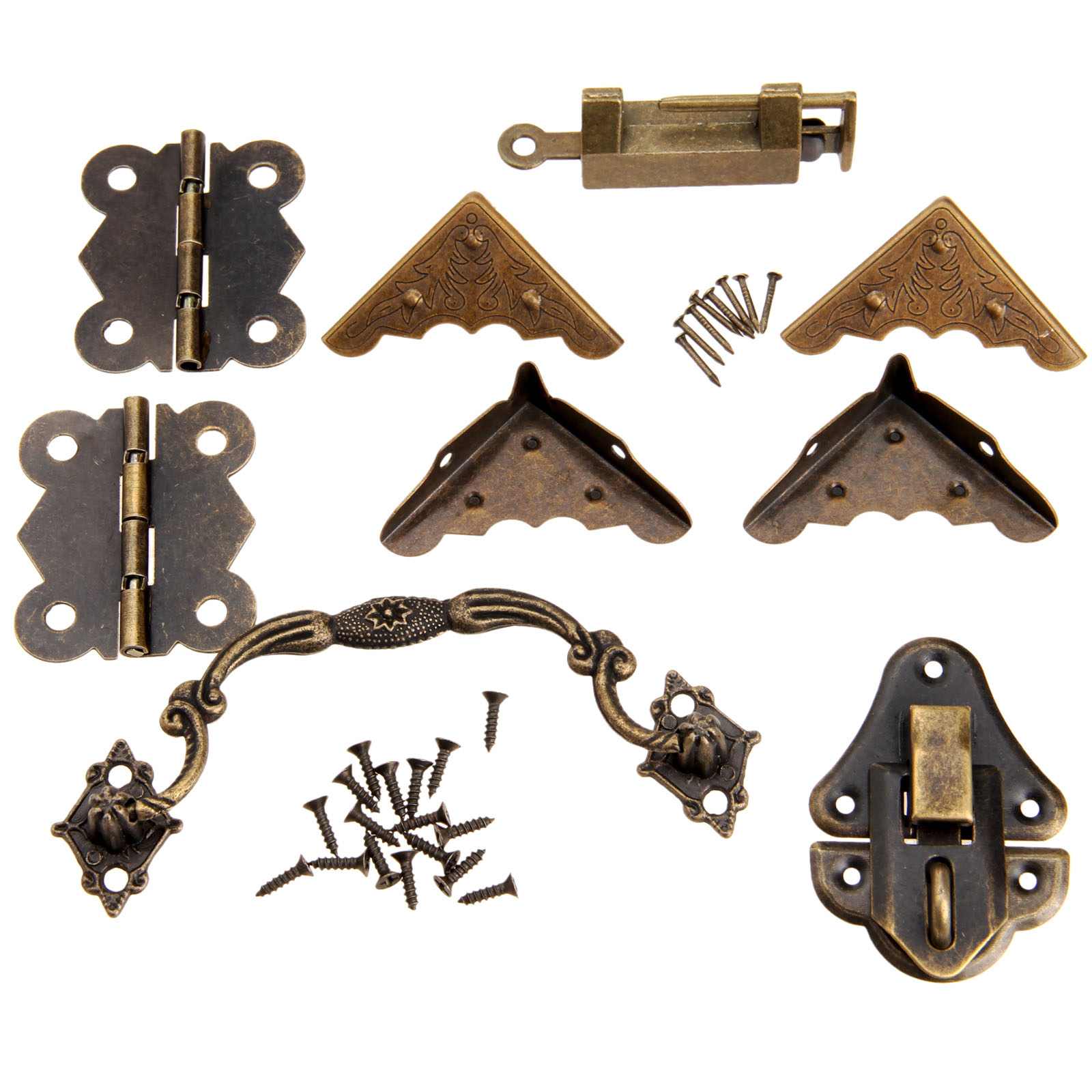 9 Buah/Set Perlengkapan Mebel  - Furniture Hardware Brass ulasan dan harga